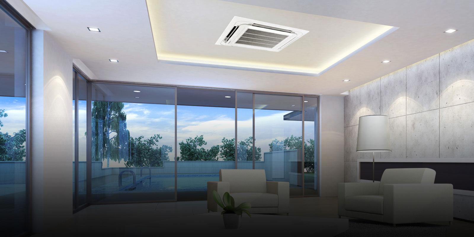 installation climatisation pour plafond